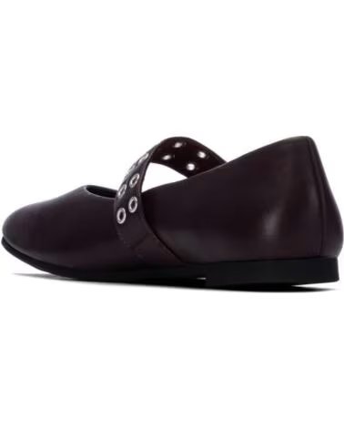 XTI CHAUSSURES PLATES 146407 STYLE MARY JANE AVEC BOUCLE BURDEOS