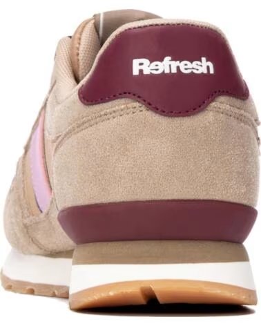 REFRESH ZAPATILLAS 176092 EN BEIGE CON DETALLES MULTITONO