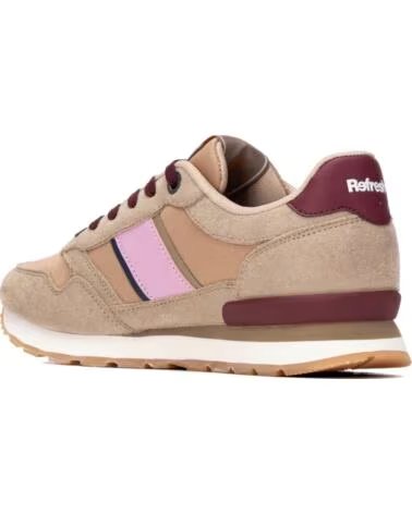 REFRESH ZAPATILLAS 176092 EN BEIGE CON DETALLES MULTITONO