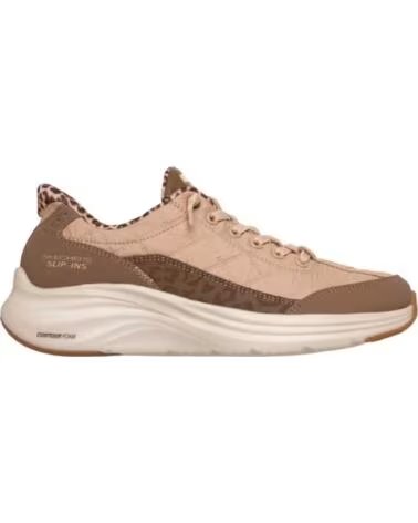 SKECHERS SNEAKERS MUJER CONTOUR FOAM COZY FIT LEOP MARRóN