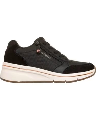 SKECHERS BILLION FLEX - LUXE UP SNEAKERS NERO NEGRO