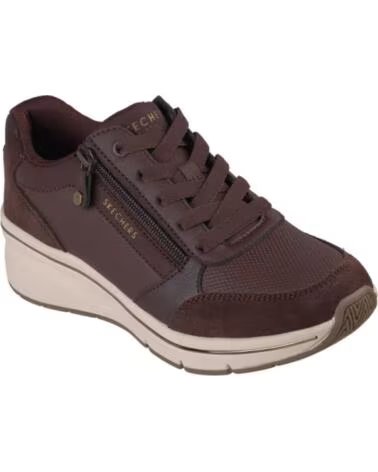 SKECHERS BILLION FLEX LUXE UP ZAPATILLAS MUJER MARRóN