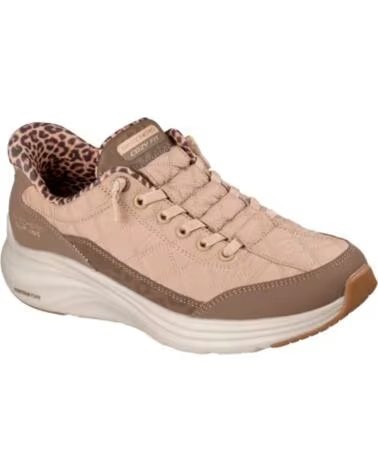 SKECHERS SNEAKERS MUJER CONTOUR FOAM COZY FIT LEOP MARRóN