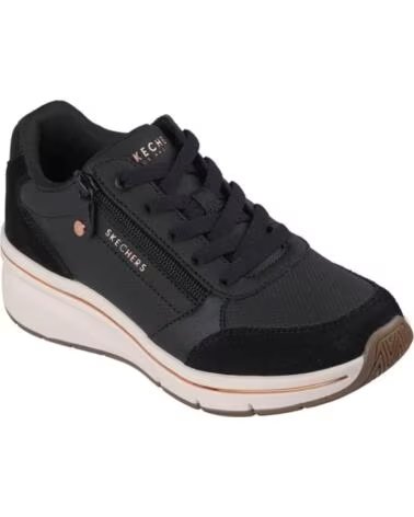 SKECHERS BILLION FLEX - LUXE UP SNEAKERS NERO NEGRO