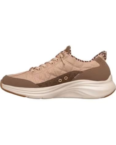 SKECHERS SNEAKERS MUJER CONTOUR FOAM COZY FIT LEOP MARRóN