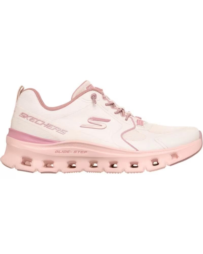 SKECHERS SCARPE DA GINNASTICA 150484 NATURALE ROSA NATURAL