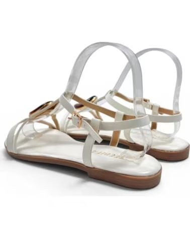 TIMBOS Sandalia plana mujer blanco 133377 BLANCO