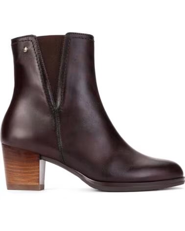 PIKOLINOS WOMEN´S BOOTS W0E-8628 ZAMORA CAOBA HEEL LEATHER WITH ELASTIC VARIOS COLORES
