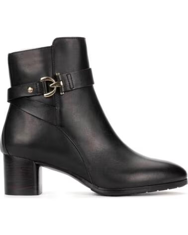 PIKOLINOS CALAFAT BOTIN DE TACON PIEL NEGRO CON HEBILLA MUJER VARIOS COLORES