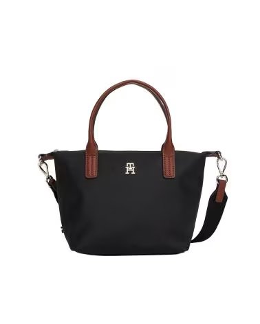 TOMMY HILFIGER MALA MICRO TOTE POPETTE NEGRO