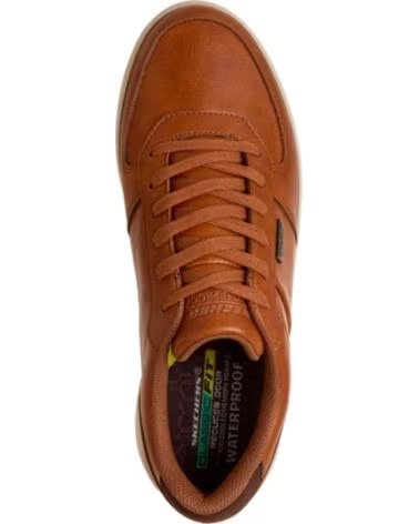 SKECHERS SNEAKERS UOMO 211459 PELLE MARRONE MARRóN