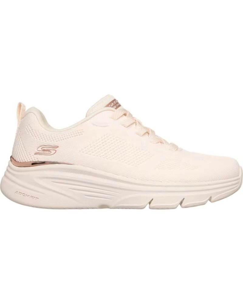 SKECHERS BOBS ARCH FIT ELEV8 SNEAKERS DONNA BEIGE