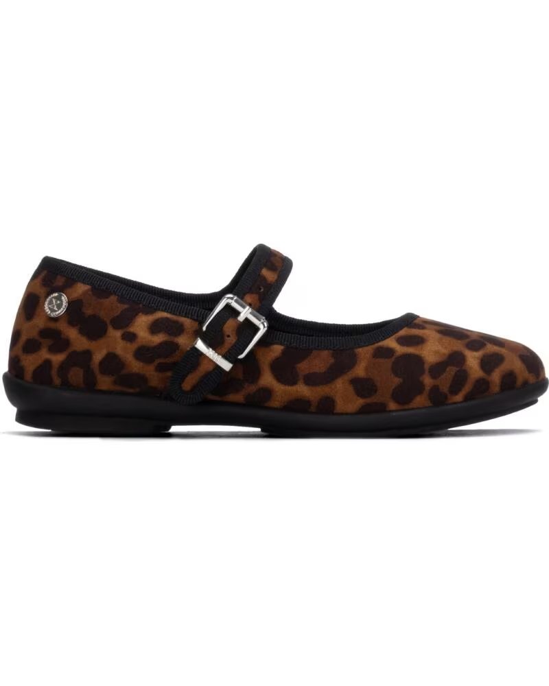 XTI ZAPATOS MERCEDITAS ESTAMPADO LEOPARDO HEBILLA