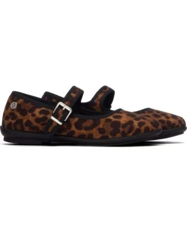 XTI ZAPATOS MERCEDITAS ESTAMPADO LEOPARDO HEBILLA