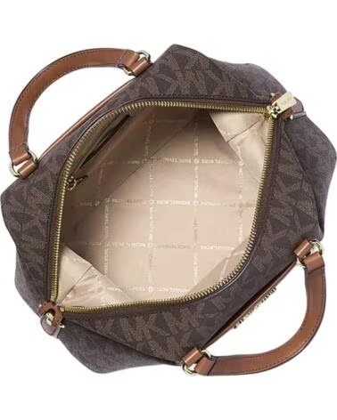 MICHAEL KORS Bolso Mujer Satchel Beck con Bandolera Extraible 38H3GKNS1B MARRóN