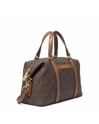 MICHAEL KORS Bolso Mujer Satchel Beck con Bandolera Extraible 38H3GKNS1B MARRóN