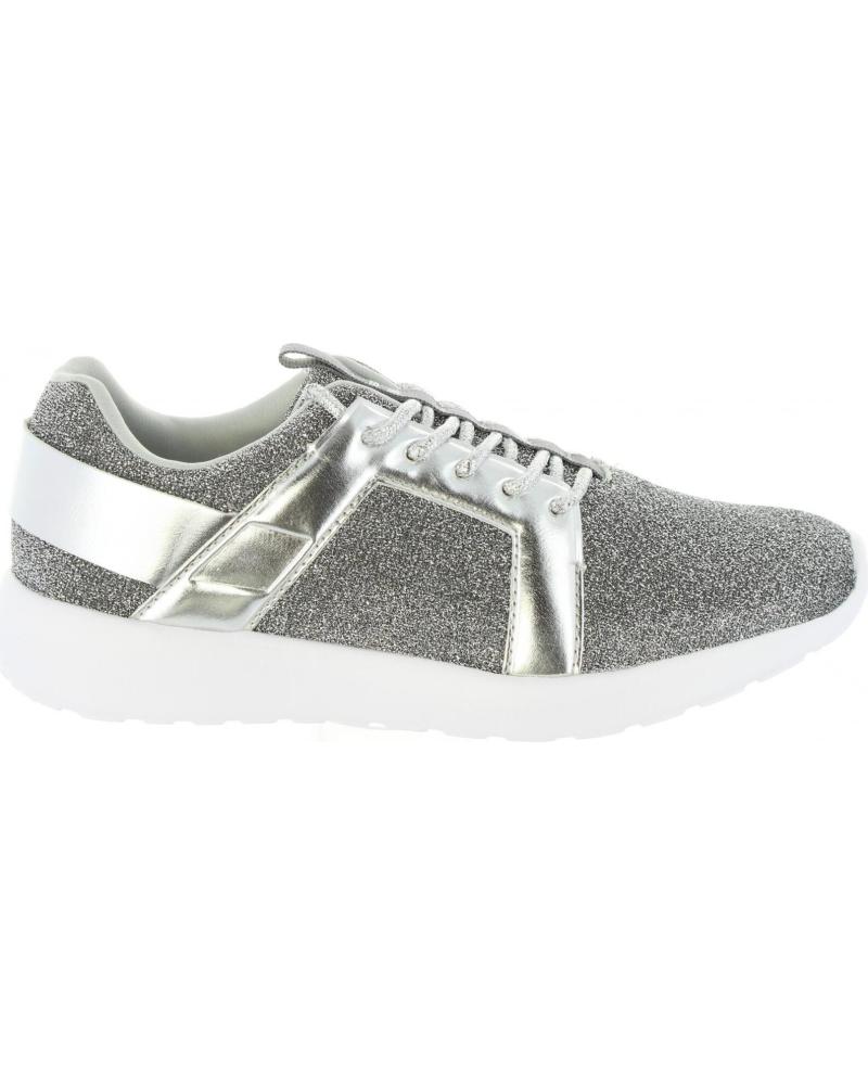 Sapatilhas de Mulher BASS3D 41436 GLITTER PLATA