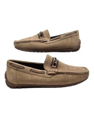 TIMBOS Mocasin comodo de hombre kaki 133398 MARRóN