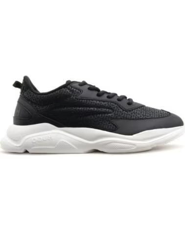 HUGO Sneakers negras logos Leon NEGRO