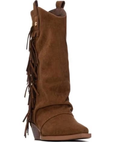 XTI 146056 STIEFEL IM COWBOY STIL MIT FRANSEN CAMEL