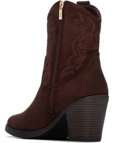 XTI BOTINES CAMPEROS DE MUJER 146105 EN MARRÓN MARRON