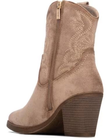 XTI BOTINES CAMPEROS DE MUJER 146105 ESTILO COWBOY BEIGE