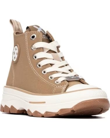 XTI SAPATILHAS DE CANO ALTO 151321 EM COR TAUPE