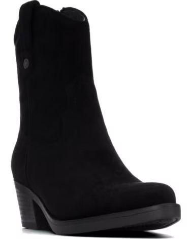 REFRESH 176144 BOTÍN ESTILO COWBOY NEGRO