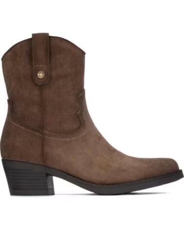 REFRESH Botines de Tacon Mujer 176144 Taupe MARRóN