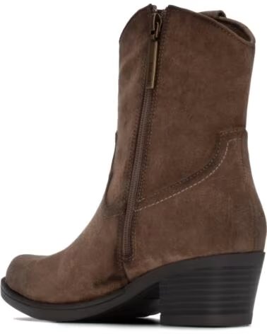 REFRESH Botines de Tacon Mujer 176144 Taupe MARRóN