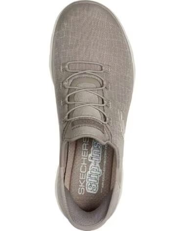 SKECHERS 150128 SCARPE CASUAL DA DONNA SLIP-INS TAUPE