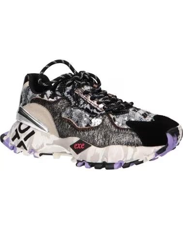 exe 134-160 LEATHER BLACK PEWTER