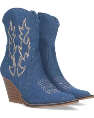 SPORT3PUNTO0 2A-1410 COWBOY-STIEFEL AUS DENIM VARIOS COLORES