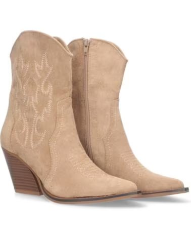 SPORT3PUNTO0 DAMEN COWBOY-STIEFELETTEN 2A-1410 APRIKOSE VARIOS COLORES
