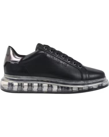 KARL LAGERFELD KAPRI KUSHION LO LACE LTHR NEGRO