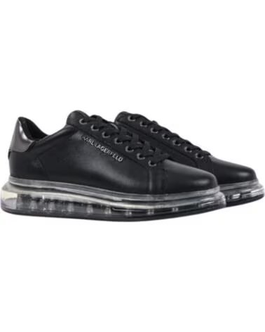 KARL LAGERFELD KAPRI KUSHION LO LACE LTHR NEGRO