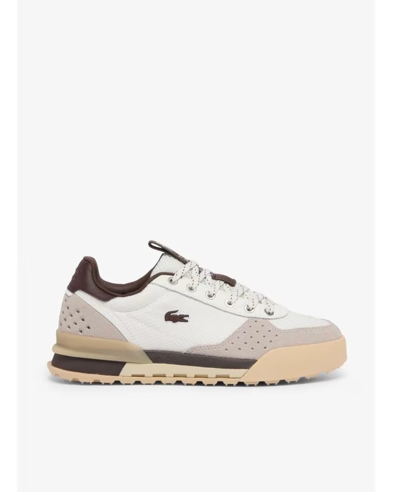 LACOSTE SLAM BREAK SNEAKER OFF WHT-DK BRW BEIGE