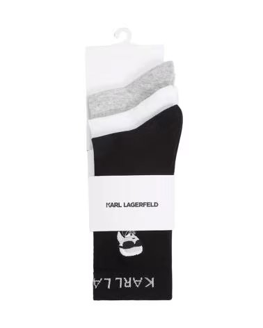 KARL LAGERFELD K-IKON 3-PACK SOCKS MULTICOLOR