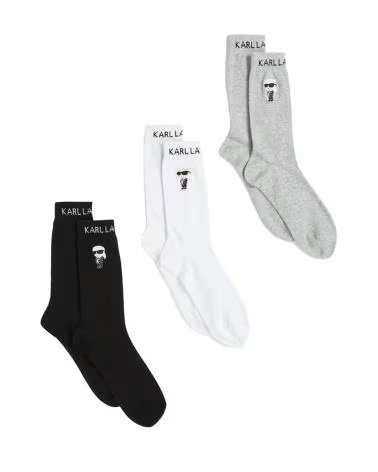 KARL LAGERFELD K-IKON 3-PACK SOCKS MULTICOLOR