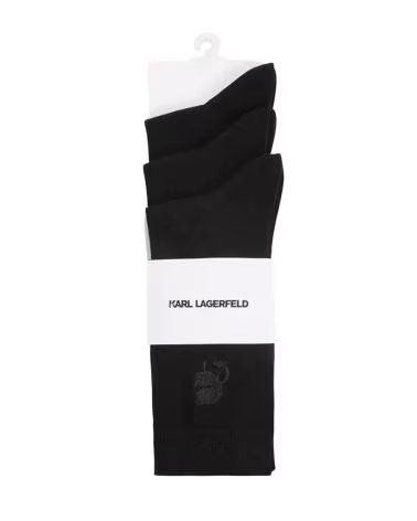 KARL LAGERFELD K-KAMEO SOCKS 3-PACK NEGRO