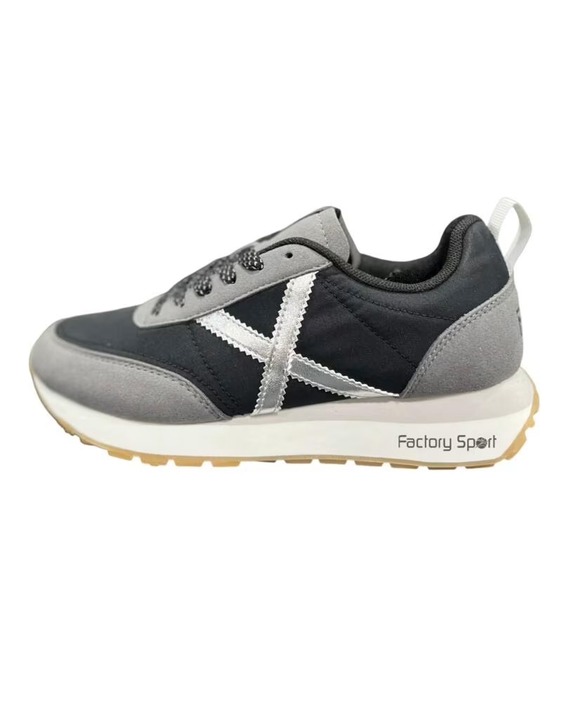 MUNICH RUSH WMN 15 NEGRO-PLATA-GRIS 15 PARA MUJER - 41 NEGR-PLATA