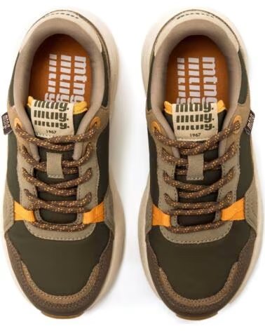 MTNG 40067 CASUAL SNEAKERS IN BROWN AND KHAKI TONES MARRóN