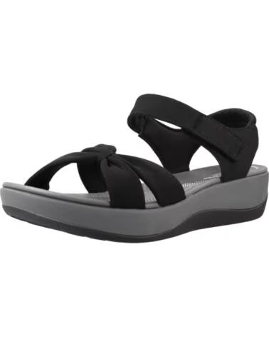 CLARKS DAMEN SANDALEN ARLA SHORE SCHWARZ NEGRO