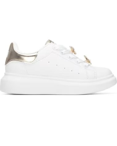 XTI ZAPATILLAS DEPORTIVAS DE NIÑA 154057 03 COLOR BLANCO Y DETALLES DORADOS