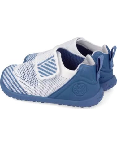 BIOMECANICS Zapatillas 262188 en blanco para bebe BLANCO-AZUL