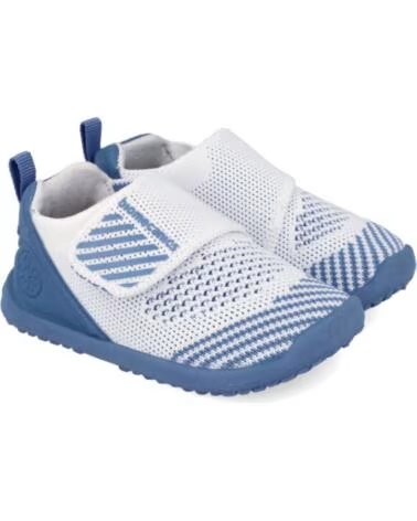 BIOMECANICS Zapatillas 262188 en blanco para bebe BLANCO-AZUL