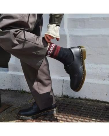 DR MARTENS CALCETINES ATHLETIC LOGO SOCK NEGRO BLKCHY