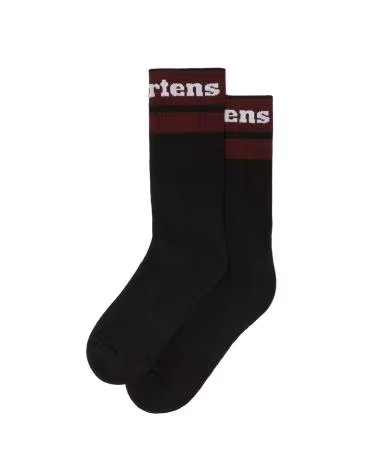 DR MARTENS CALCETINES ATHLETIC LOGO SOCK NEGRO BLKCHY