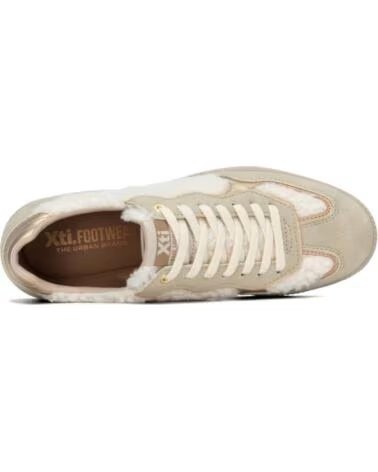 XTI SNEAKER CASUAL 146494 BEIGE CON PELLICCIA