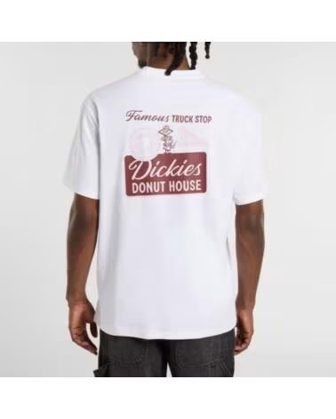 CAMISETA DICKIES DONUT HOUSE SS DK0A87QN0WH1 BLANCA BLANCO